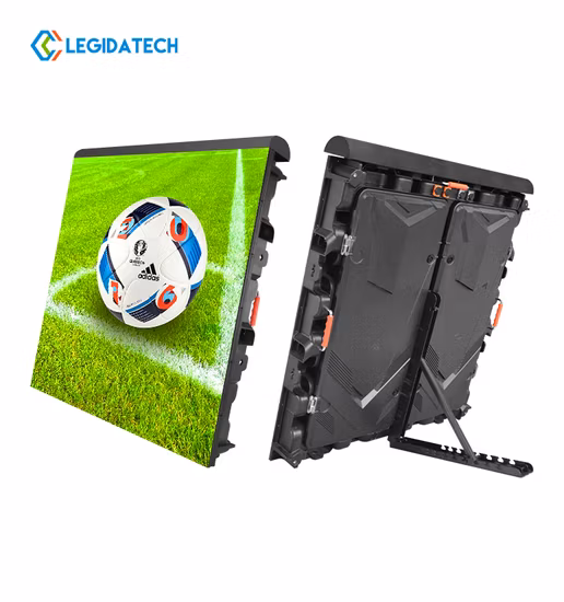 Hohe Helligkeit Outdoor-Stadion-Bildschirm 960 x 960 mm P5 P6,67 P8 P10 P16 mm LED-Werbung Sport Fußballplatz LED-Bildschirm