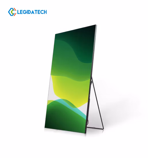 Legida Tech Indoor-Werbung, digital, P2, P2,5, Fahrzeug, bodenstehend, LED-Plakatdisplay, Ladenspiegel, kleiner LED-Bildschirm